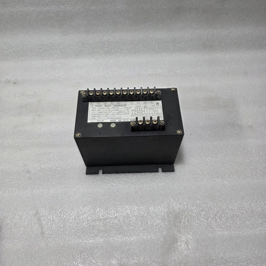 TOYO KEIKI EG-3AT-SD 3 PHASE WATT TRANSDUCER | PT 460/115V | CT 6000/5A | 4–20 M