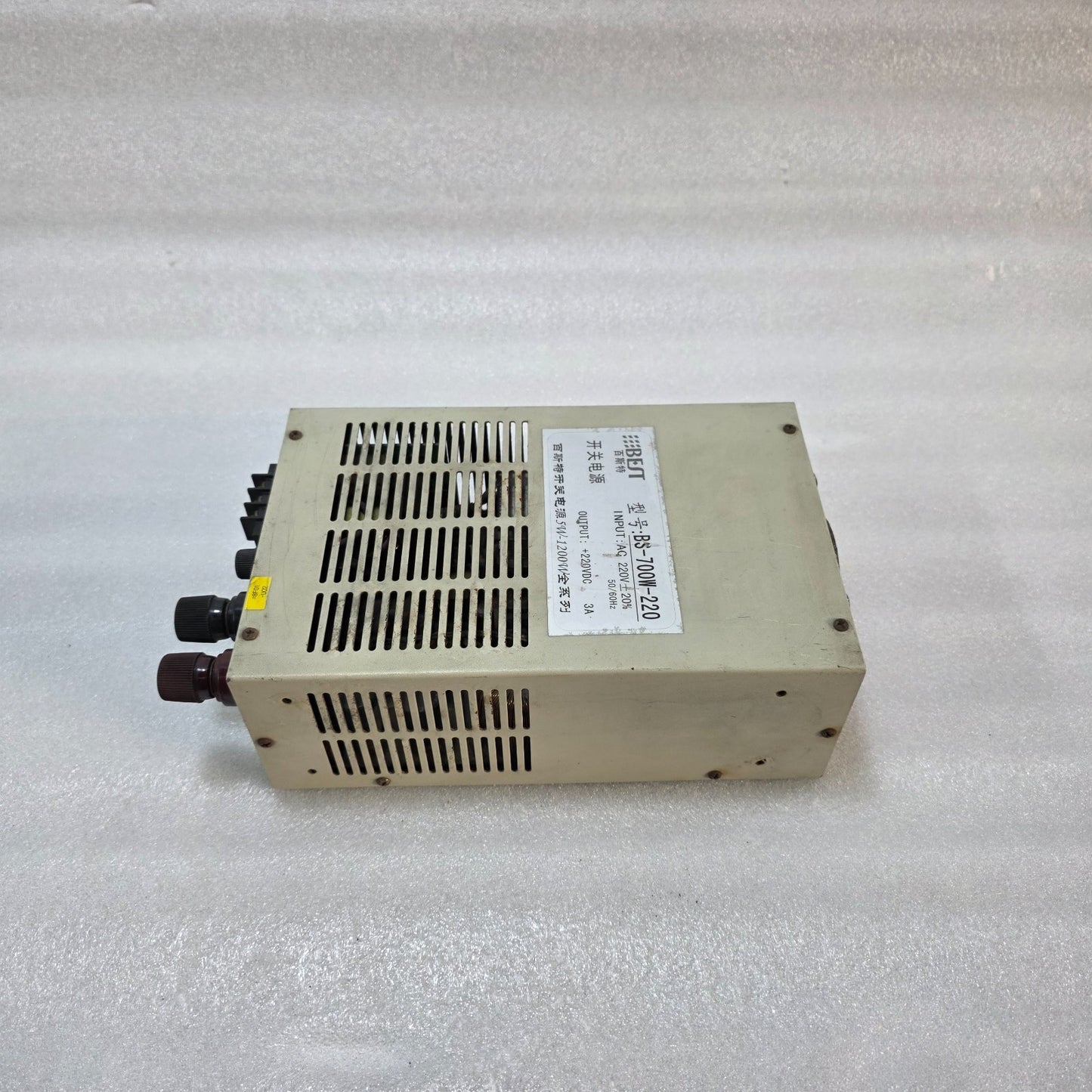 BEST BS-700W-220 INDUSTRIAL SWITCHING POWER SUPPLY | AC 220V INPUT | +220V DC OU
