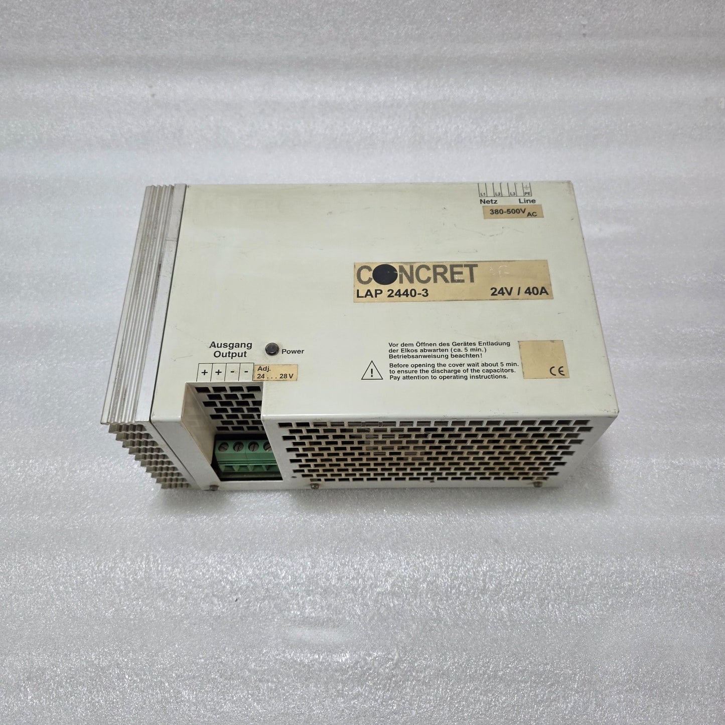 CONCRET LAP 2440-3 24V 40A INDUSTRIAL POWER SUPPLY MODULE