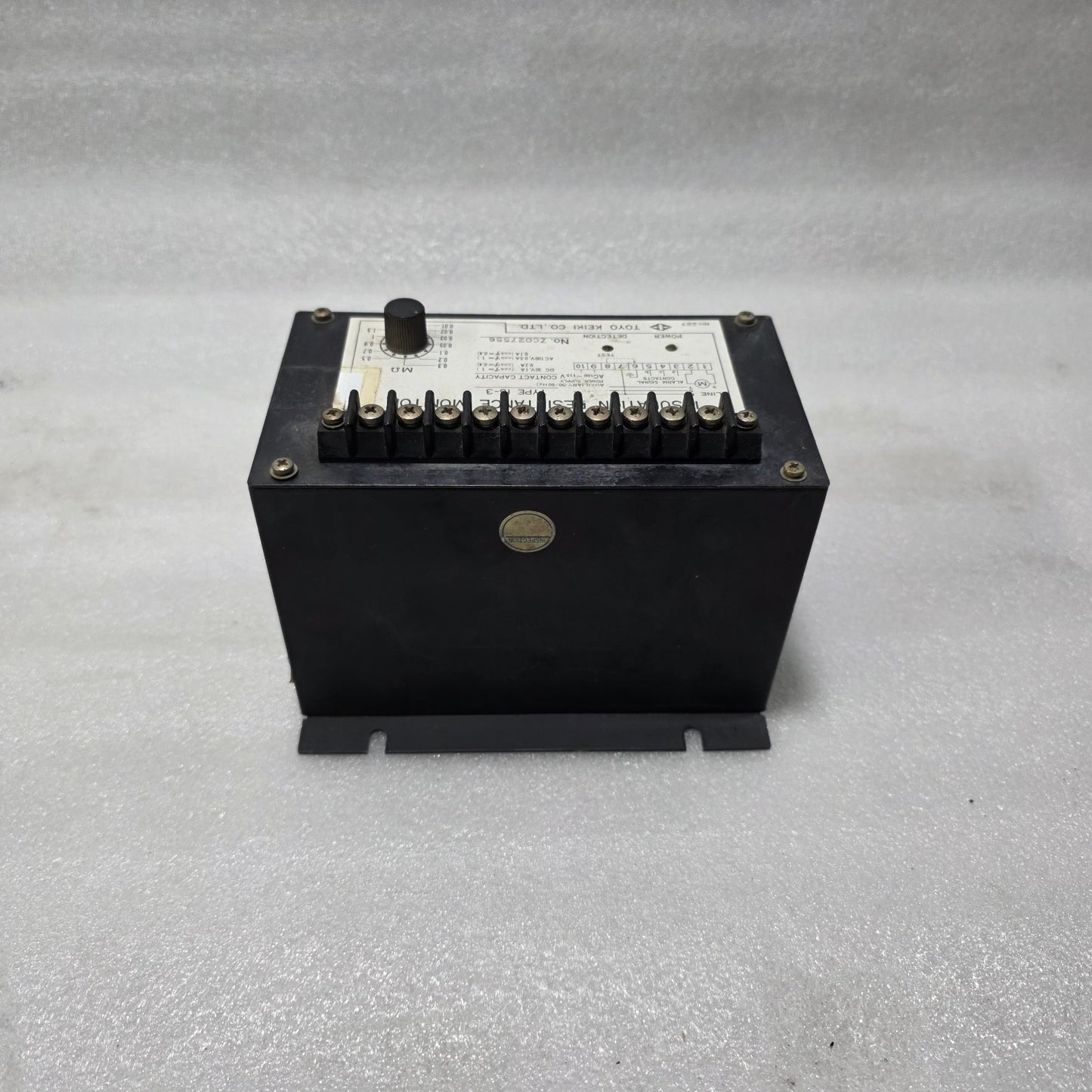 TOYO KEIKI IS-3 INSULATION RESISTANCE MONITOR | ADJUSTABLE 0.01–1.5 MΩ