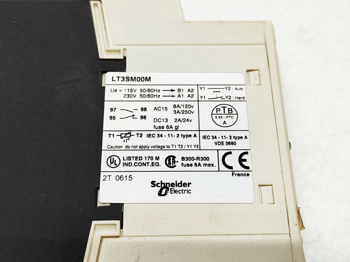 Telemecanique LT3SM PTC Probe Relay LT3SM000M 115-230V