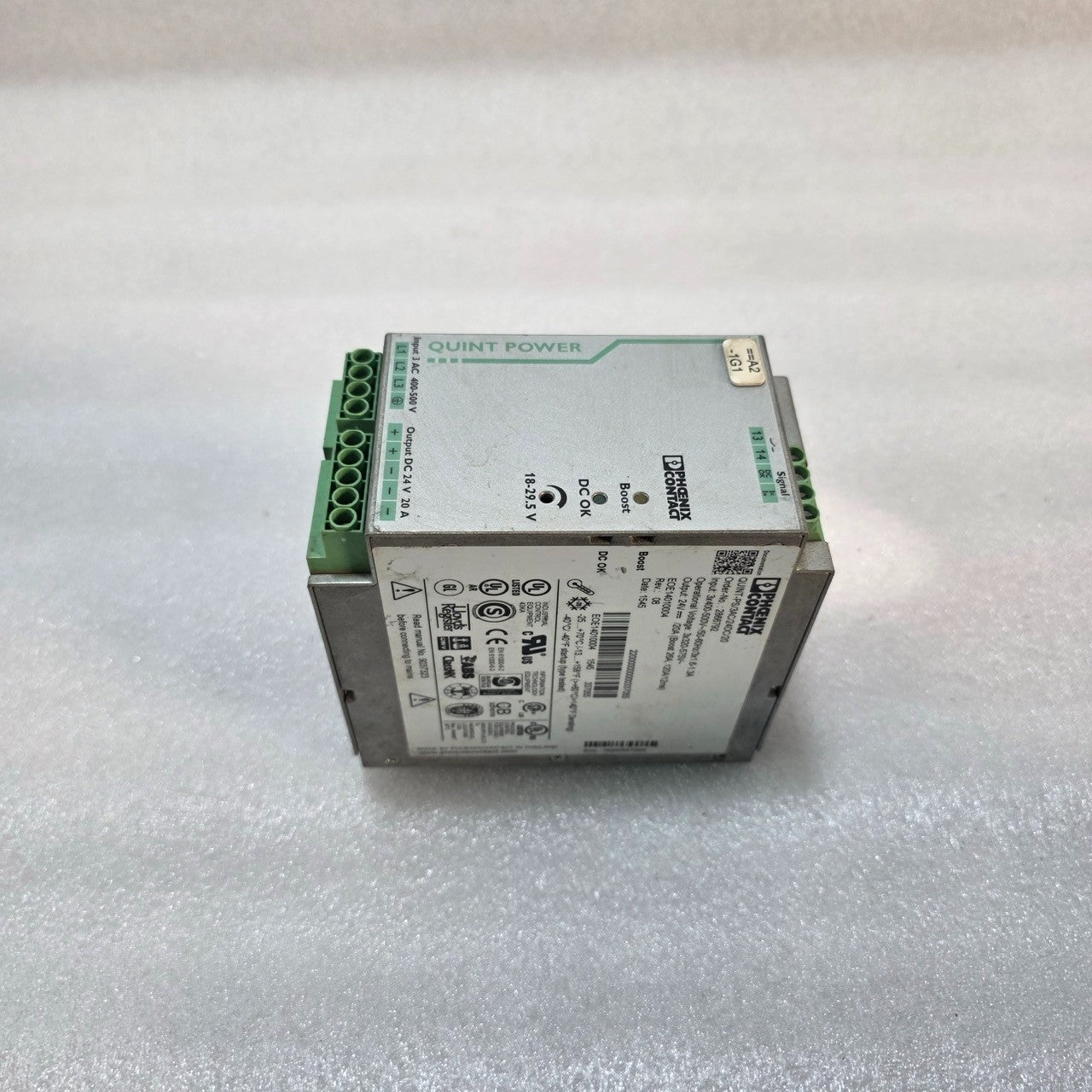 PHOENIX CONTACT QUINT-PS/3AC/24DC/20 POWER SUPPLY UNIT 2866792