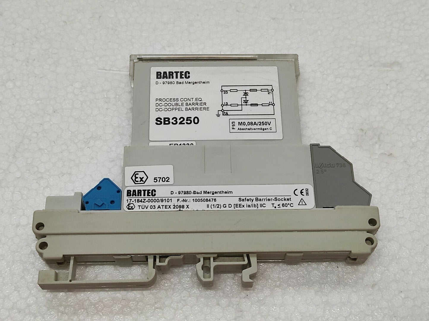 Bartec SB 3250 Process CONT.EQ DC-Double Barrier SB3250 Safety Barrier 17-1834-4