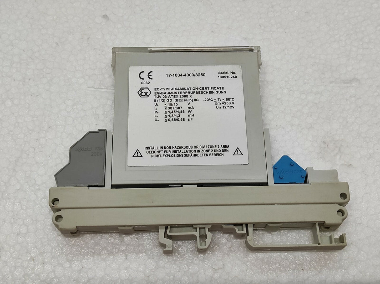 Bartec SB 3250 Process CONT.EQ DC-Double Barrier SB3250 Safety Barrier 17-1834-4