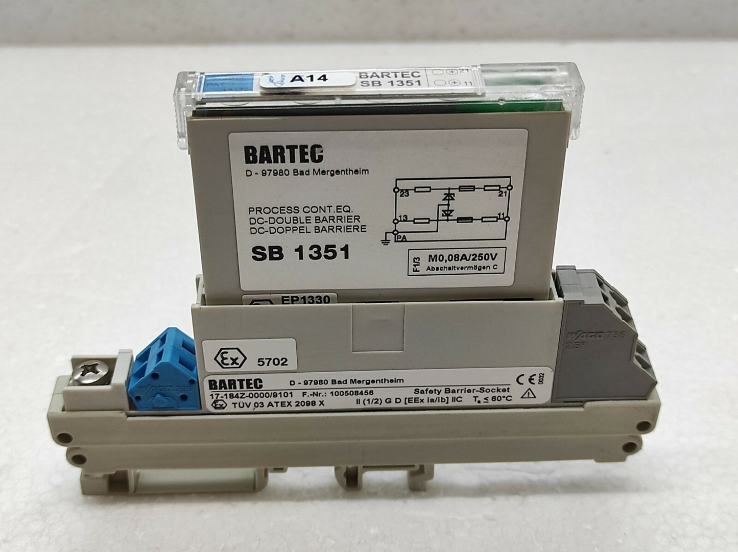 Bartec SB 1351 Process CONT DC-Double Barrier SB1351 17-1834-4000/1351