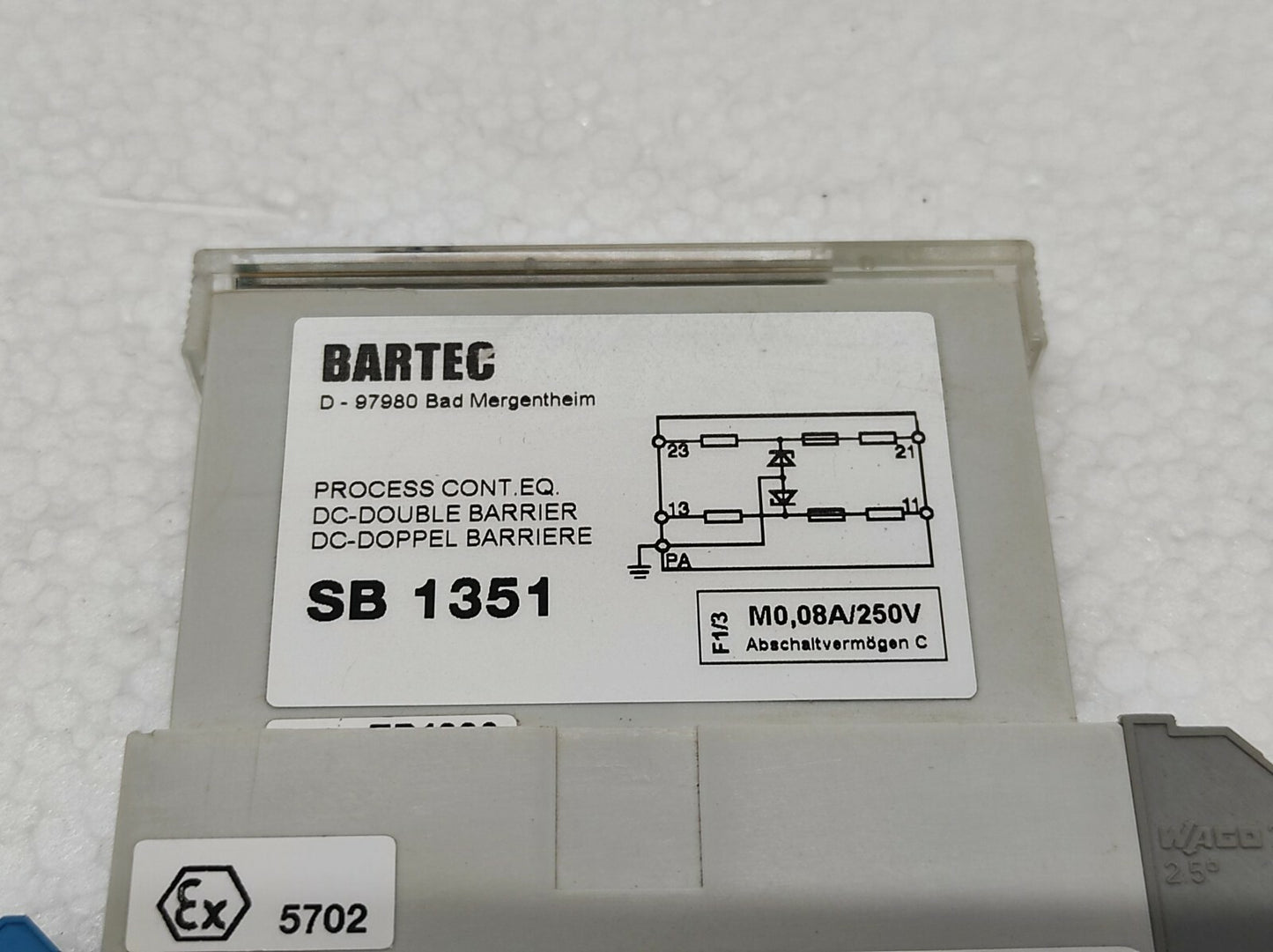 Bartec SB 1351 Process CONT DC-Double Barrier SB1351 17-1834-4000/1351
