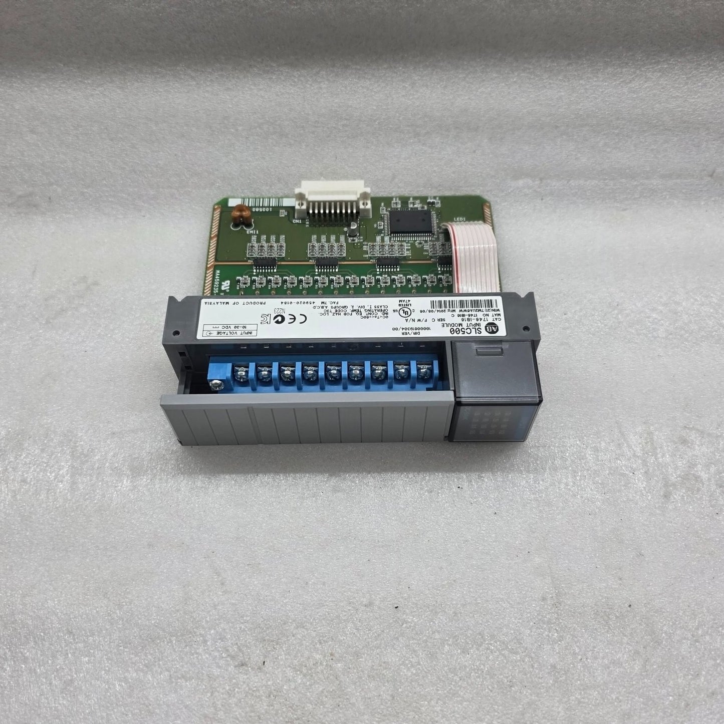 ALLEN BRADLEY CAT 1746-IB16 SER C SLC 500 INPUT MODULE