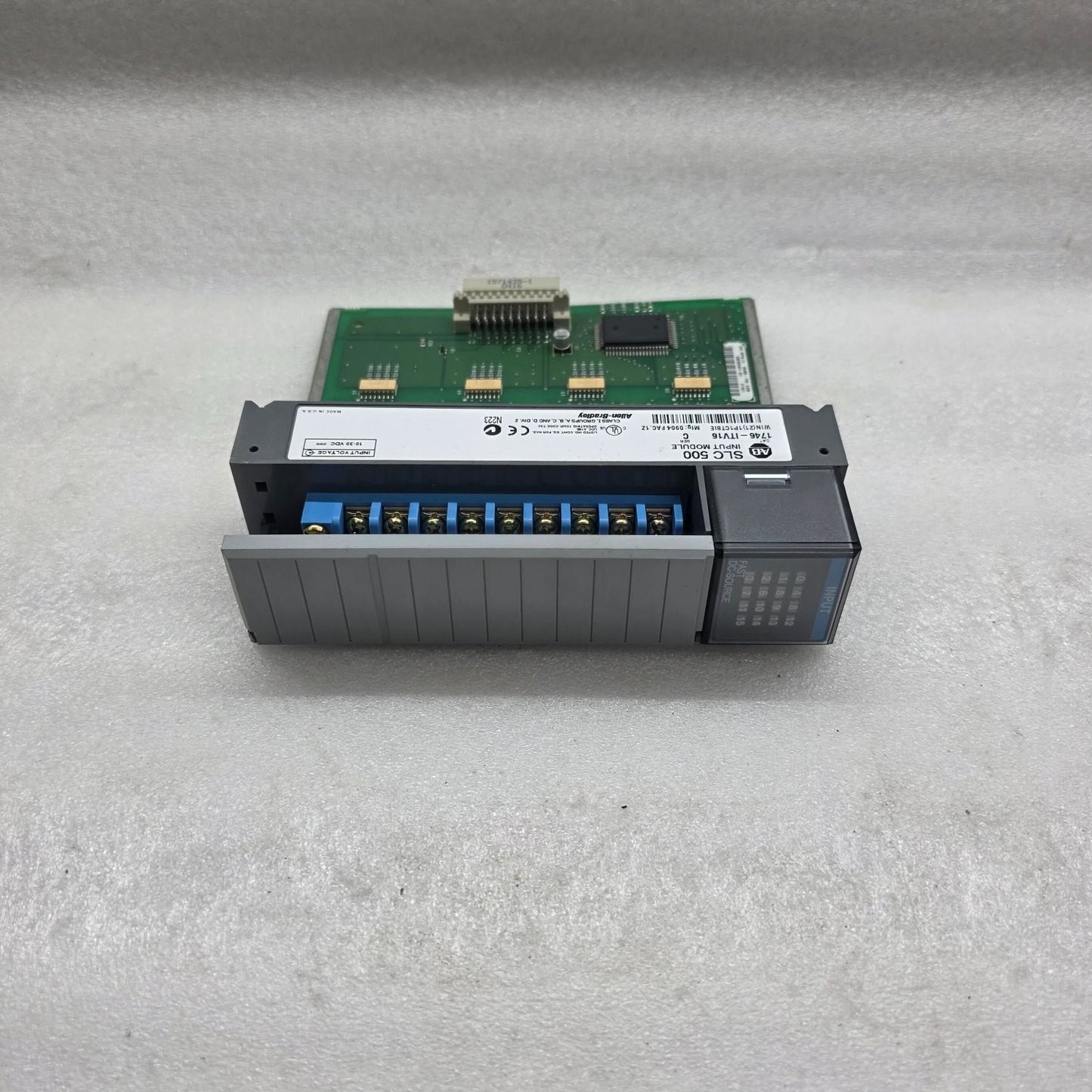 ALLEN BRADLEY CAT 1746-ITV16 SER C SLC 500 INPUT MODULE