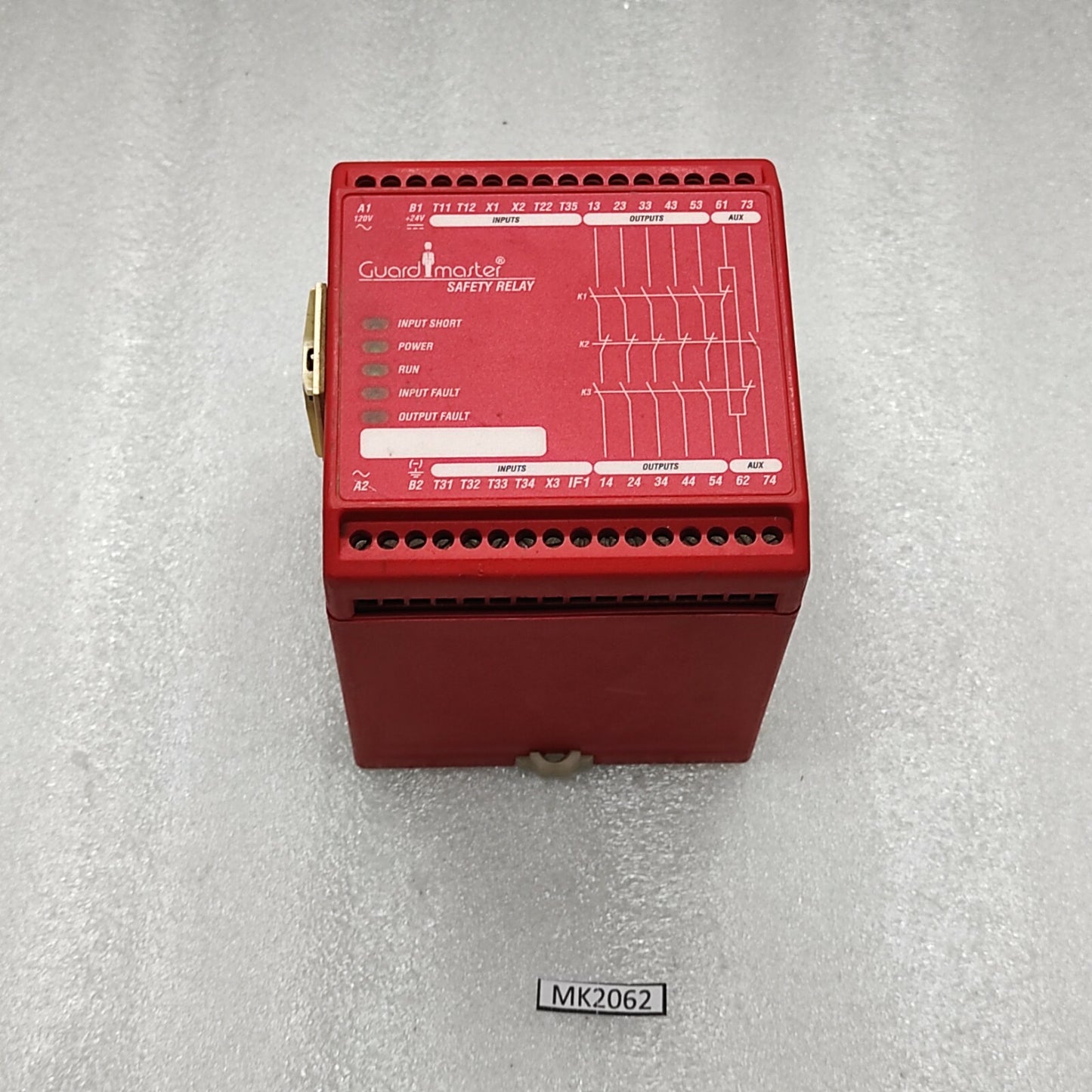 ALLEN BRADLEY 440R-ZBR520AZ1 GUARD MASTER SAFETY RELAY