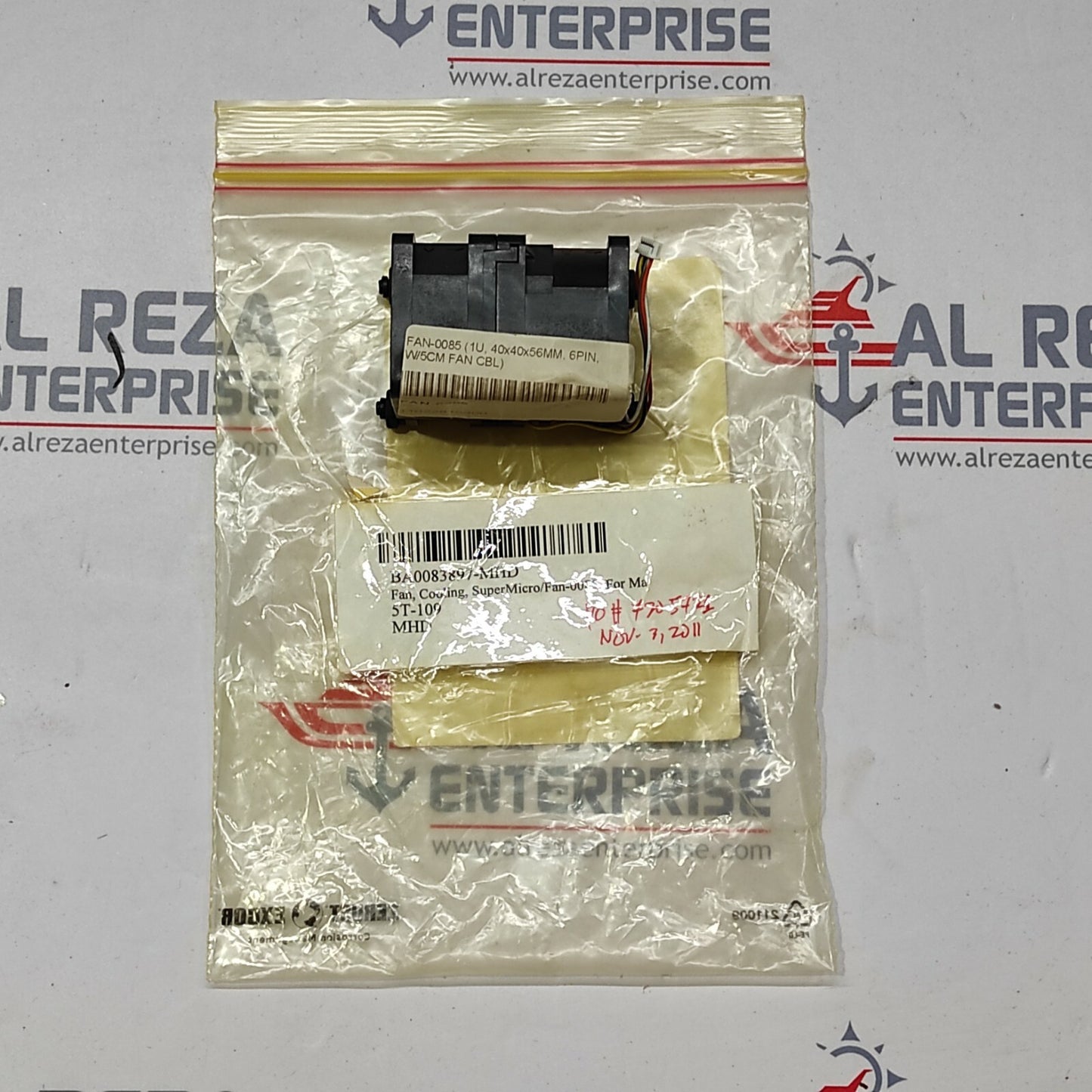 NIDEC ULTRAFLO R40W12BS4AC-52 SUPERMICRO FAN-0085L 12VDC 40X40X56 MM LOT OF 3 PC