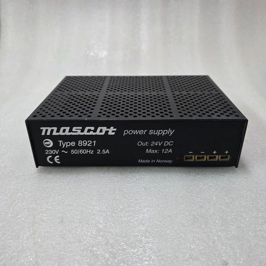 MASCOT TYPE 8921 POWER SUPPLY 24V DC 12A INDUSTRIAL SMPS 230V INPUT MADE IN NORW