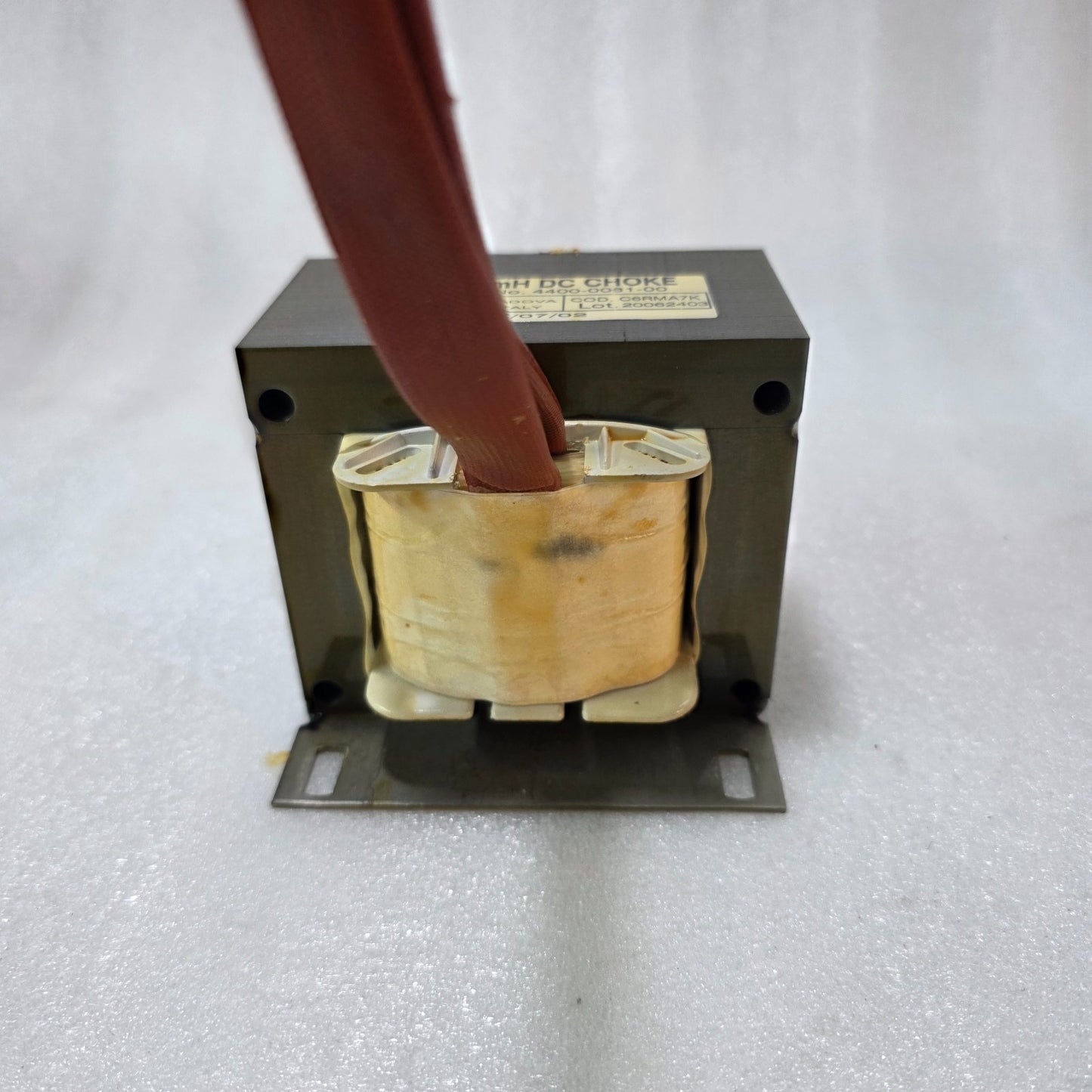 MARIANI TRASFORMATORI 46A 0.8MH DC CHOKE 4400-0081-00 INDUSTRIAL INDUCTOR ITALY