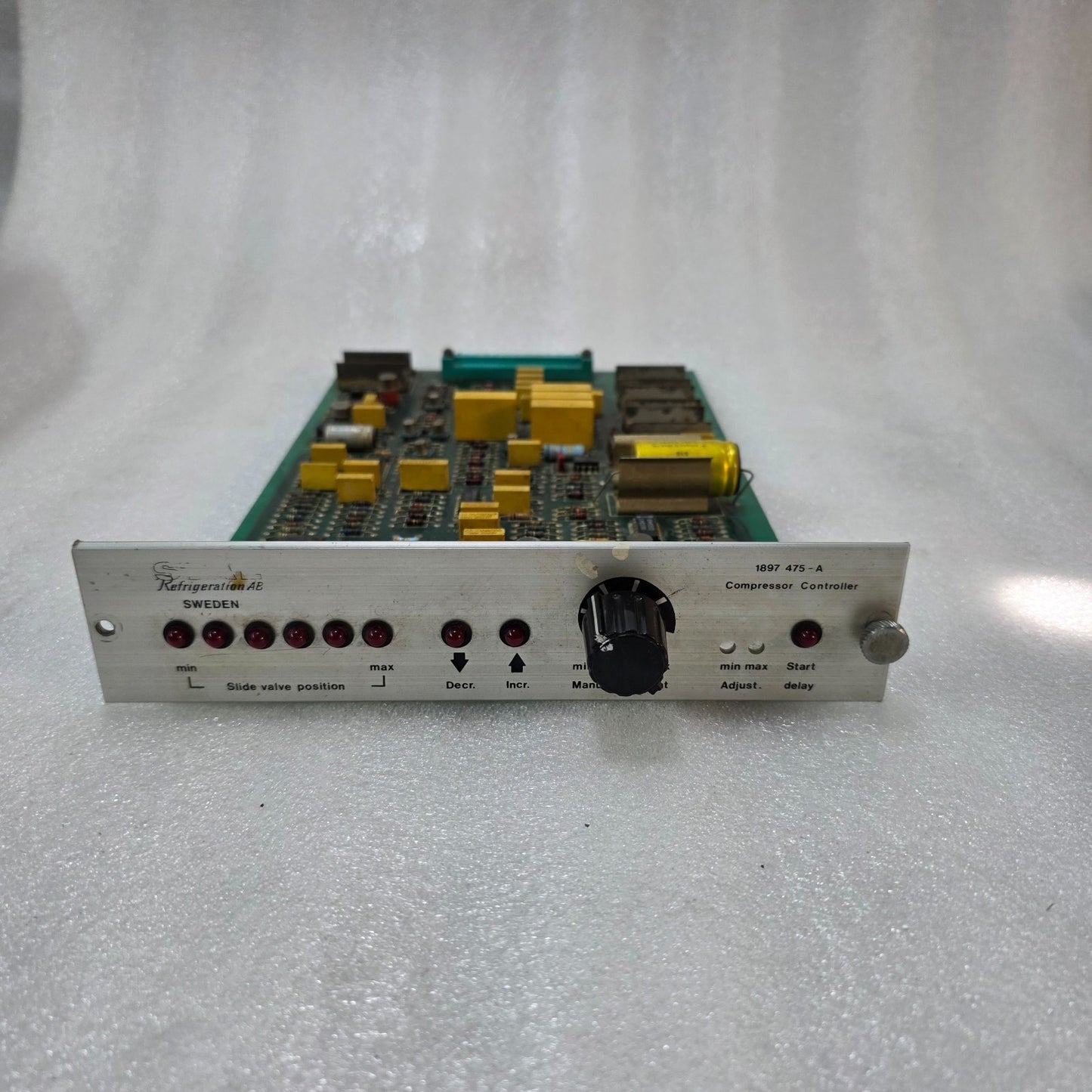 STAL REFRIGERATION AB COMPRESSOR CONTROLLER 1897 475-A SLIDE VALVE POSITION CONT