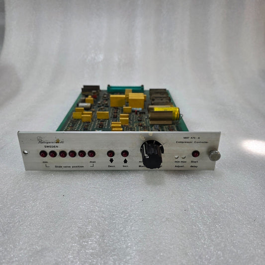 STAL REFRIGERATION AB COMPRESSOR CONTROLLER 1897 475-A SLIDE VALVE POSITION CONT