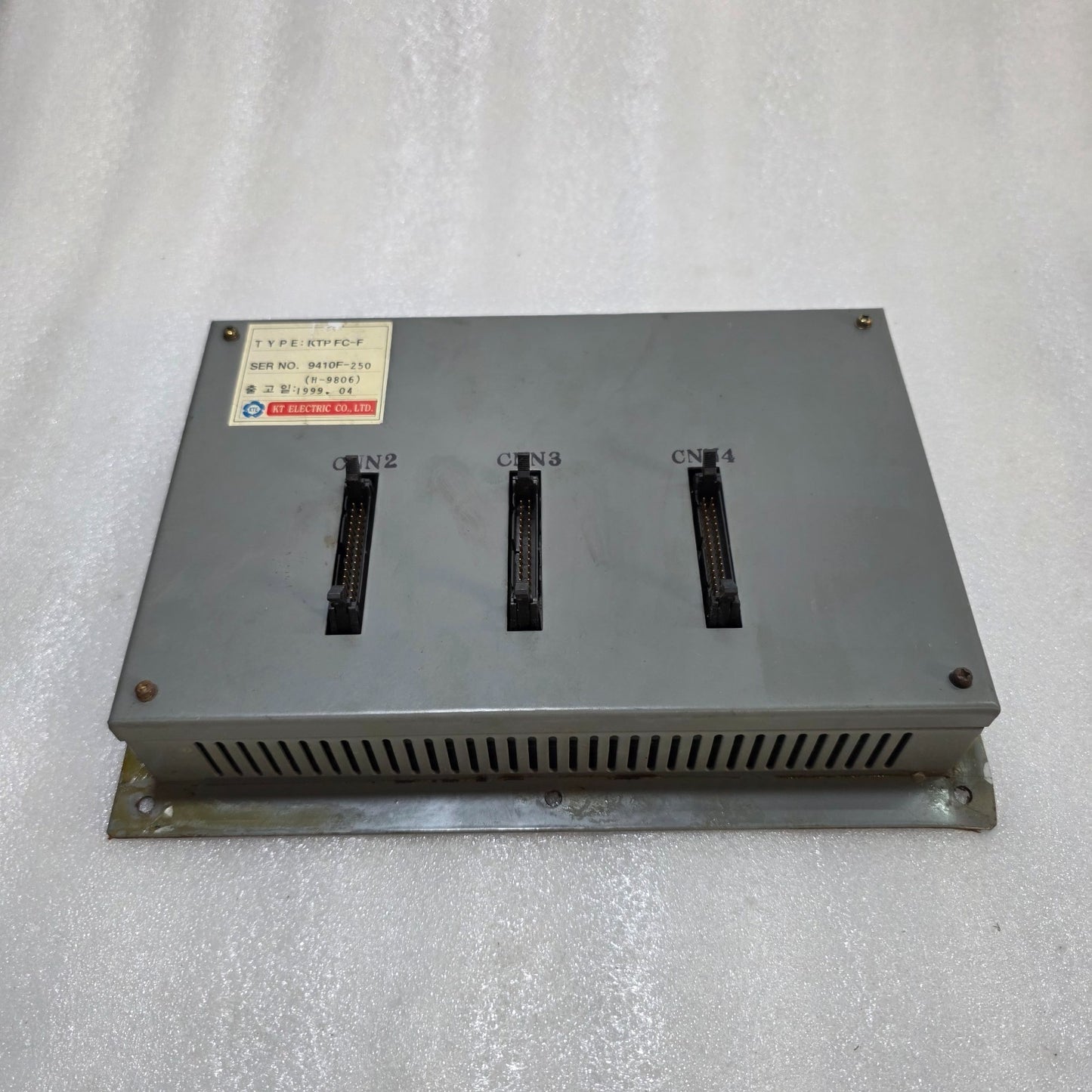 KT ELECTRIC KTP FC-F INDUSTRIAL CONTROL UNIT SERIAL 9410F-250 KTE PANEL DEVICE
