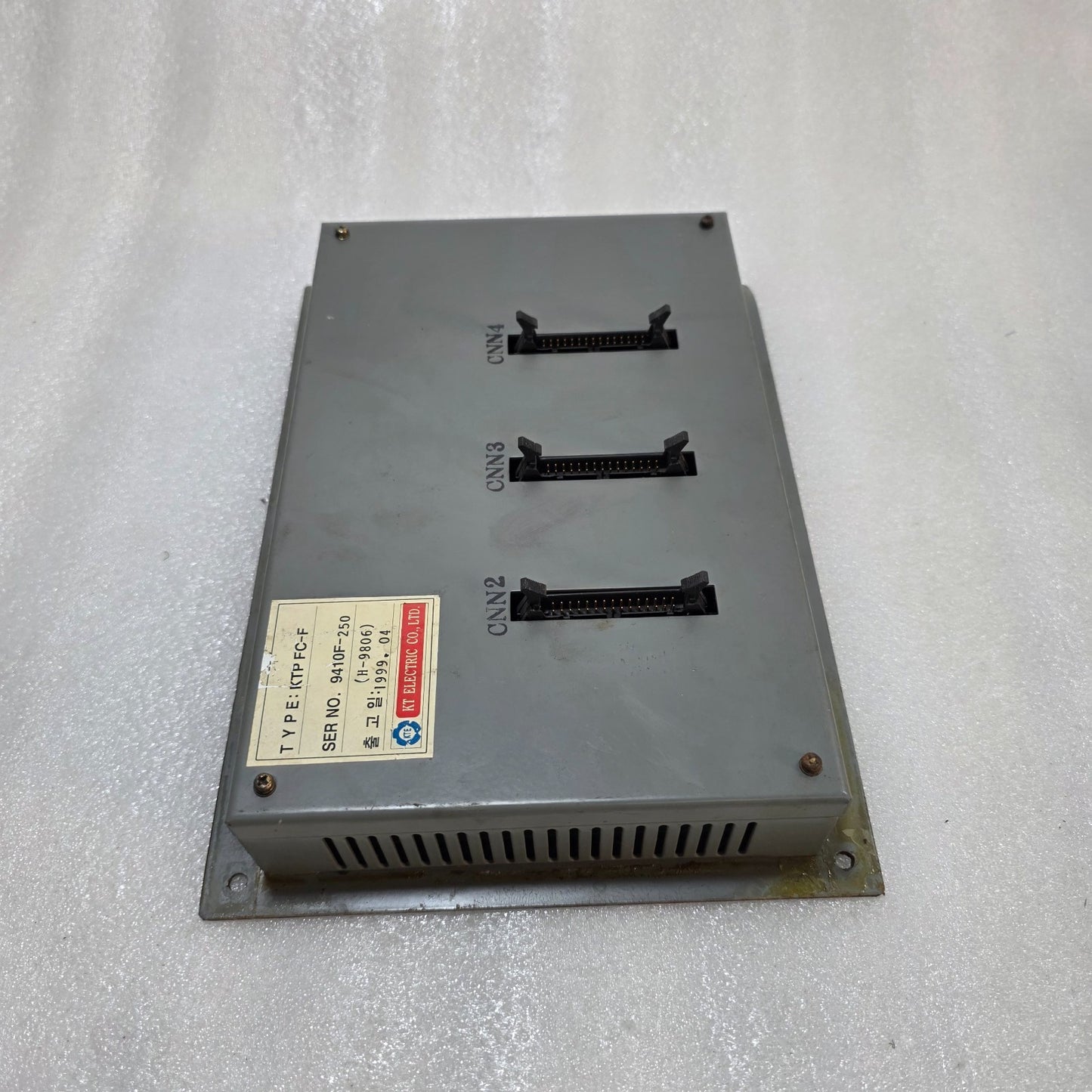 KT ELECTRIC KTP FC-F INDUSTRIAL CONTROL UNIT SERIAL 9410F-250 KTE PANEL DEVICE