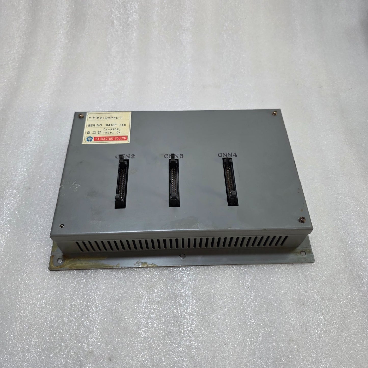 KT ELECTRIC KTP FC-F INDUSTRIAL CONTROL UNIT SERIAL 9410F-248