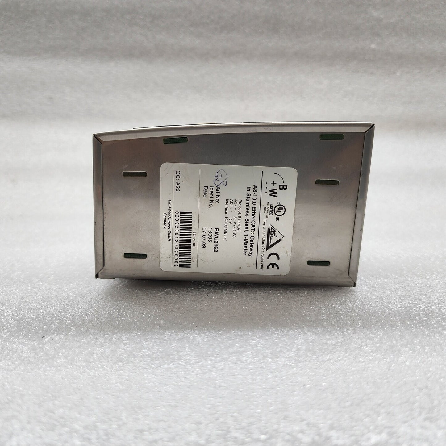 BIHL+WIEDEMANN BWU2162 AS-I 3.0 ETHERCAT GATEWAY 13095