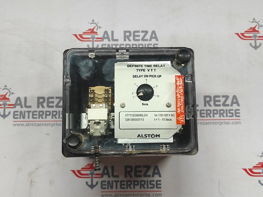 ALSTOM VTT DEFINITE TIME RELAY VTT11ZG8050LCH 110-125V AC