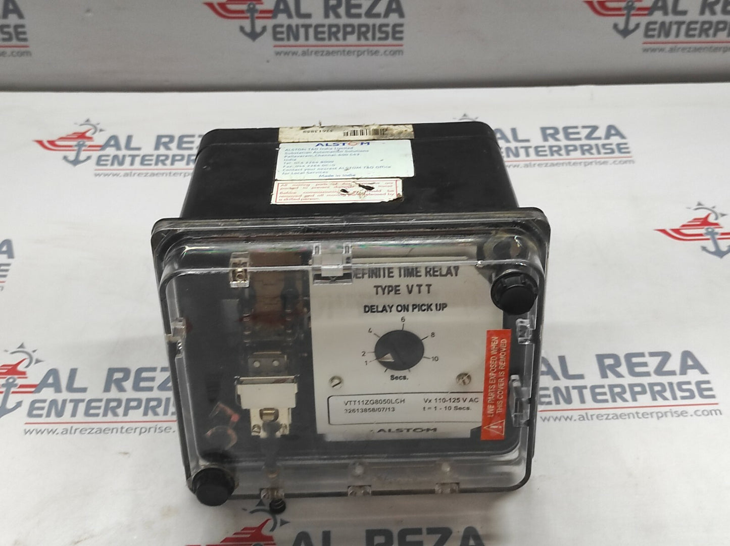 ALSTOM VTT DEFINITE TIME RELAY VTT11ZG8050LCH 110-125V AC