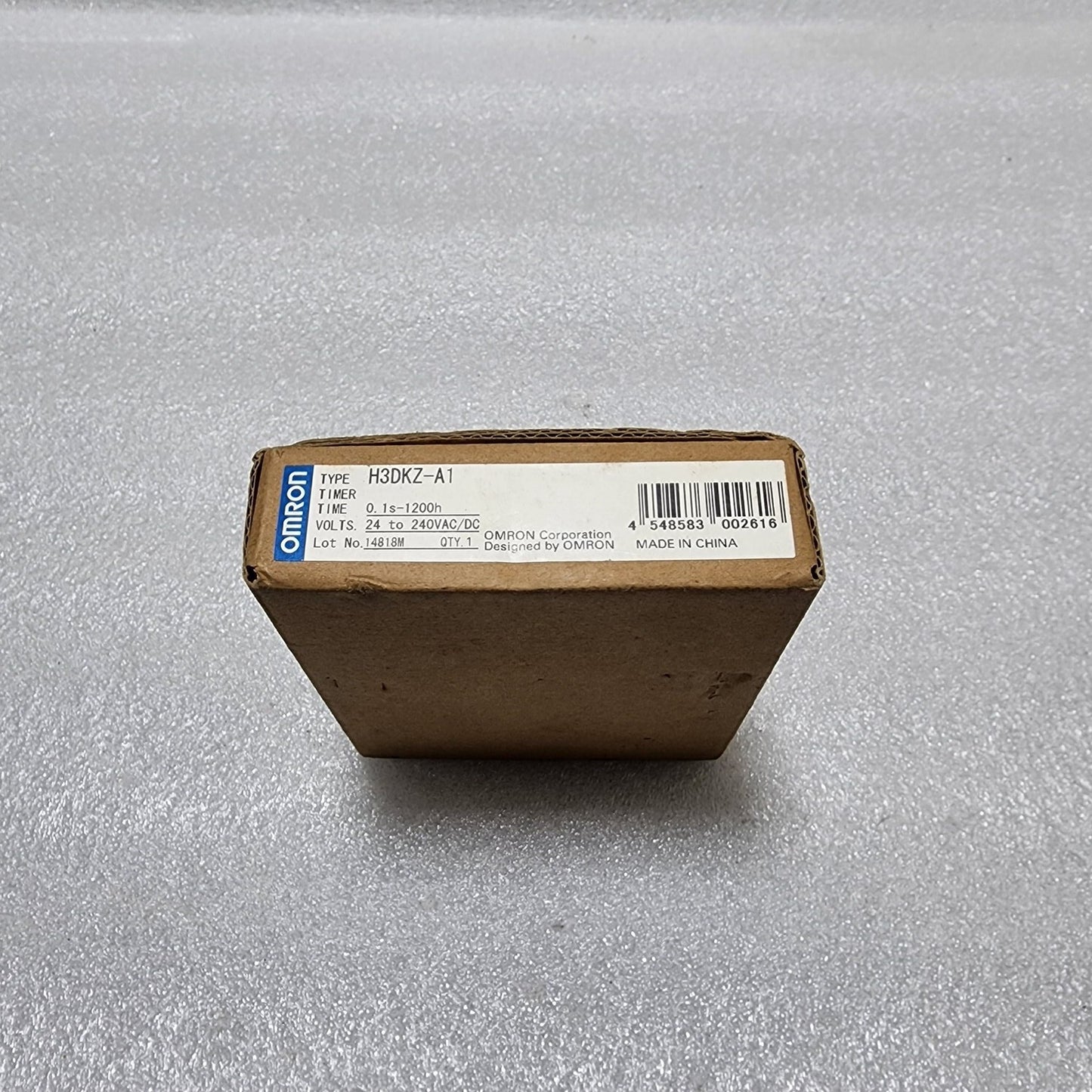OMRON H3DKZ-A1 TIMER 0.1S-1200H 24-240V AC/DC