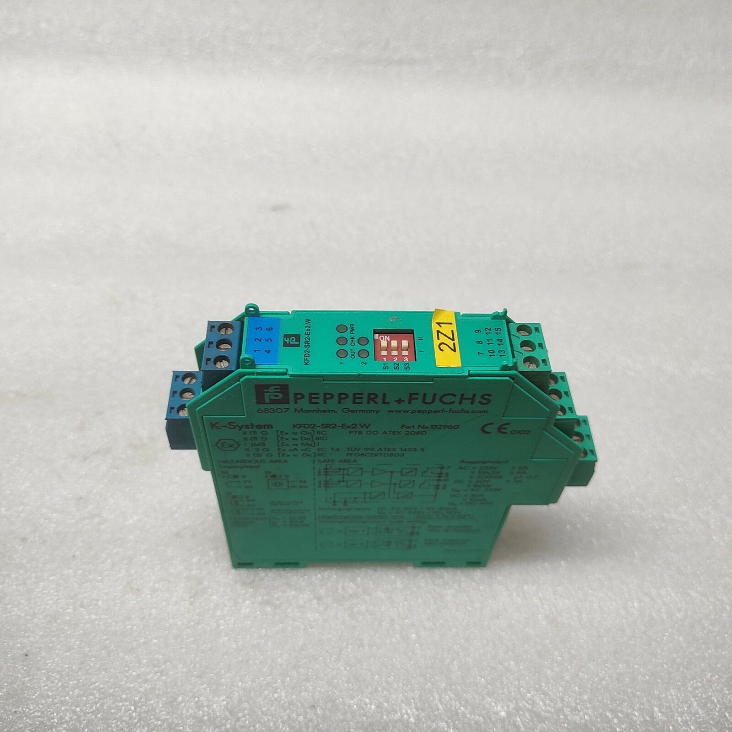 PEPPERL + FUCHS KFD2-SR2-EX2.W SWITCH AMPLIFIER 132960