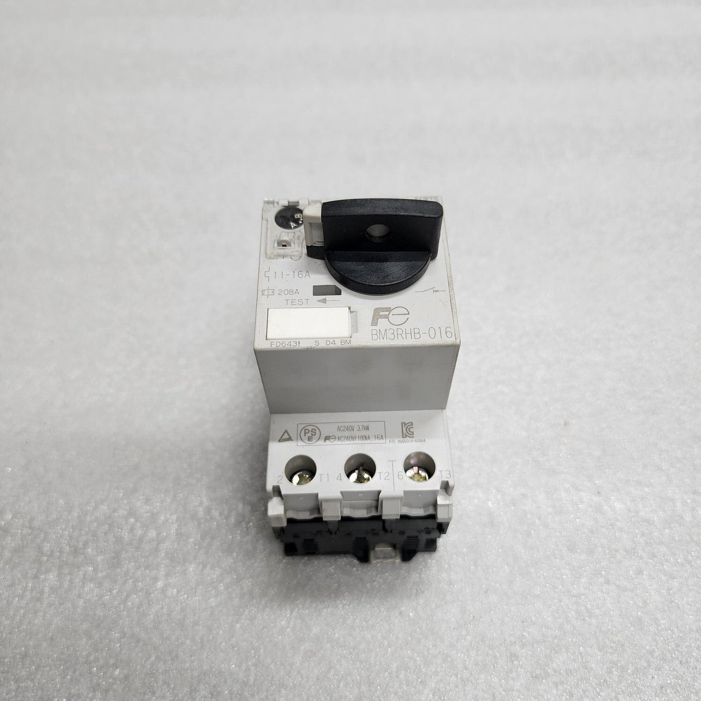 FUJI ELECTRIC BM3RHB-016 MANUAL MOTOR STARTER 11-16A