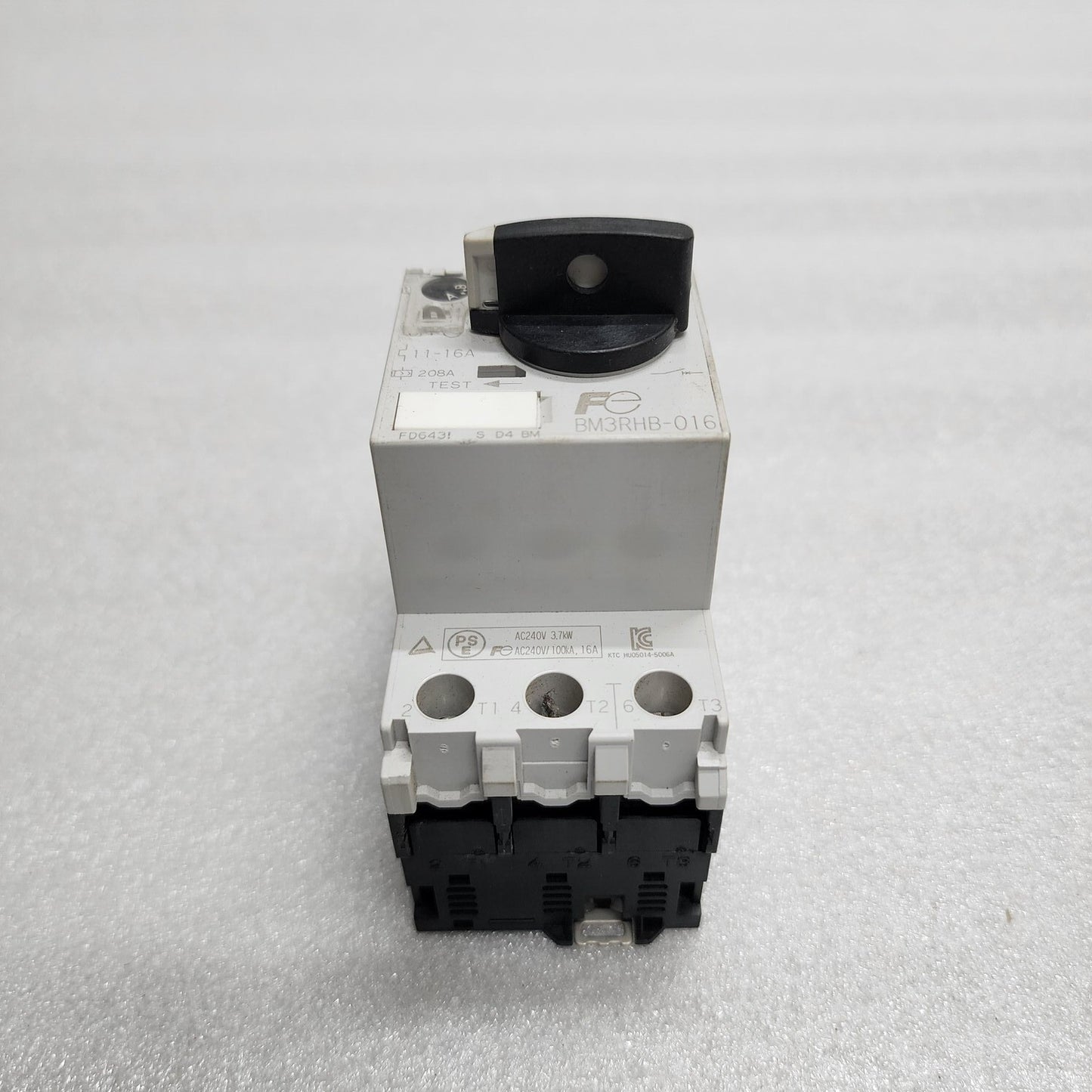 FUJI ELECTRIC BM3RHB-016 MANUAL MOTOR STARTER 11-16A
