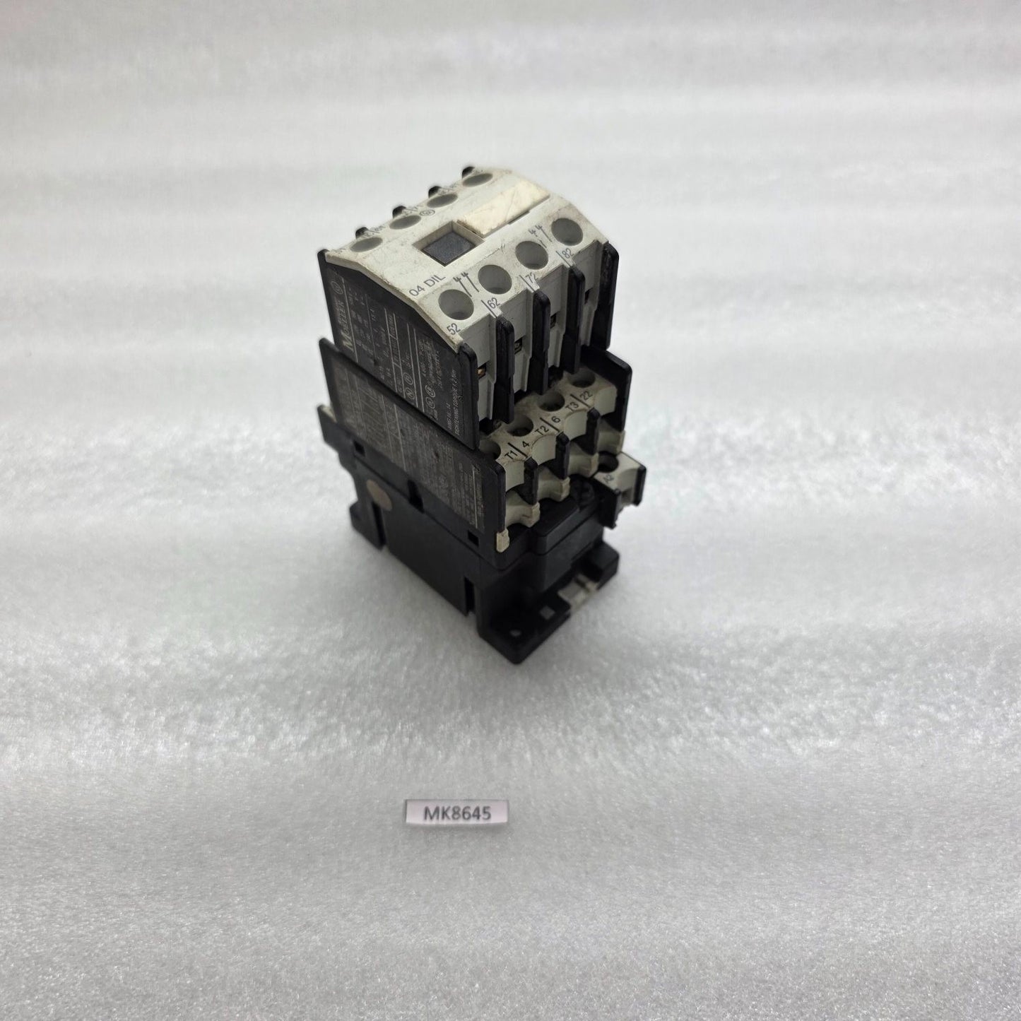 MOELLER DIL00AM-01 CONTACTOR COIL VOLTAGE 190-220V AUXILIARY 04 DIL
