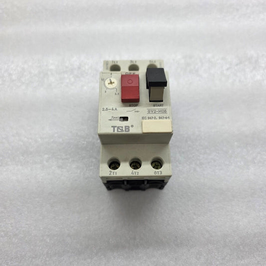 T&B GV2 M08-C MOTOR CIRCUIT BREAKER 2.5-4A