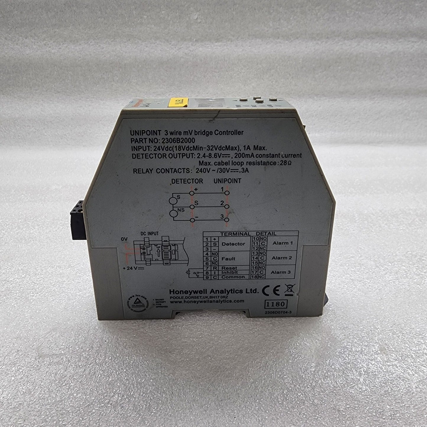 HONEYWELL 2306B2000 UNIPOINT BRIDGE CONTROLLER 24VDC