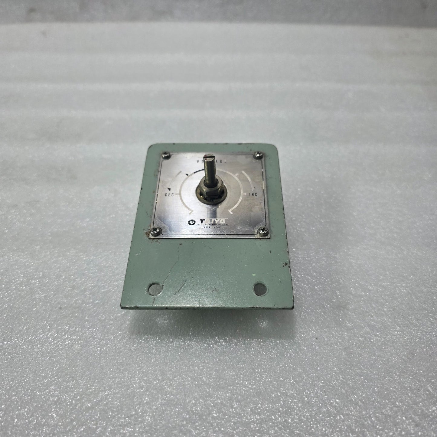 TAIYO ELECTRIC PIGEON F50 500Ω WIRE WOUND RHEOSTAT PANEL MOUNT VARIABLE RESISTOR