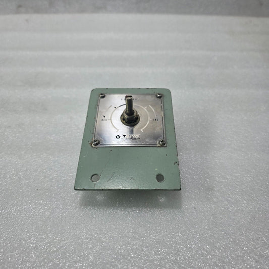 TAIYO ELECTRIC PIGEON F50 500Ω WIRE WOUND RHEOSTAT PANEL MOUNT VARIABLE RESISTOR