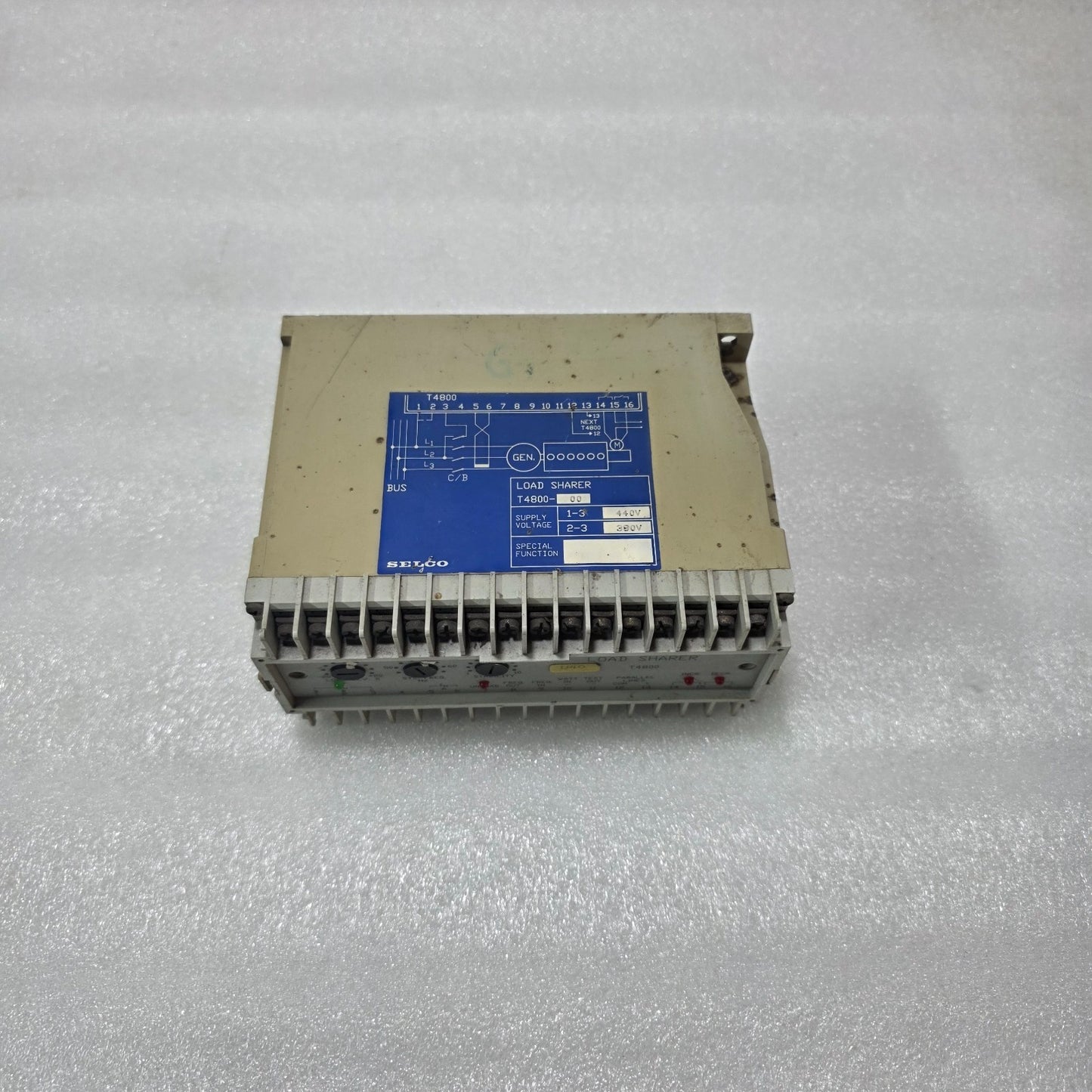 SELCO T4800-00 LOAD SHARER MODULE | GENERATOR LOAD SHARING CONTROLLER | 440V/380