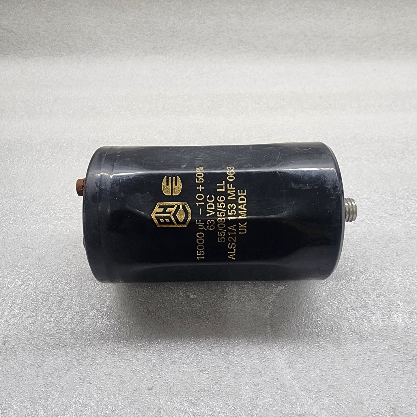 BHC AEROVAX ALS21A 153 MF 063 ELECTROLYTIC CAPACITOR 55/085/56 LL
