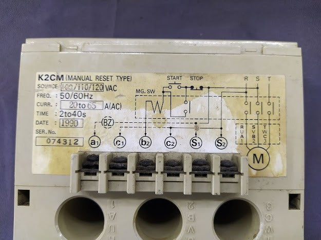 OMRON K2CM Q1M MOTOR RELAY K2CMQ1M 100-120 VAC