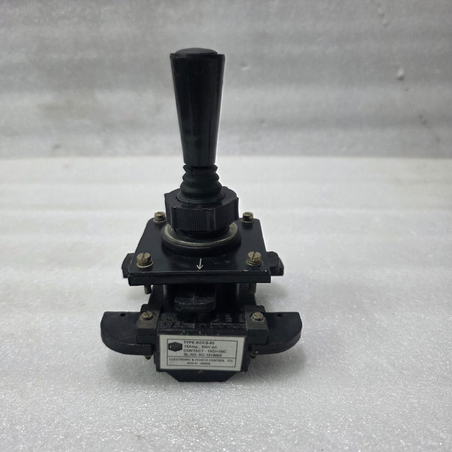 KCCS-03 INDUSTRIAL JOYSTICK SWITCH 15A 500V AC 1NO+1NC CONTROL LEVER
