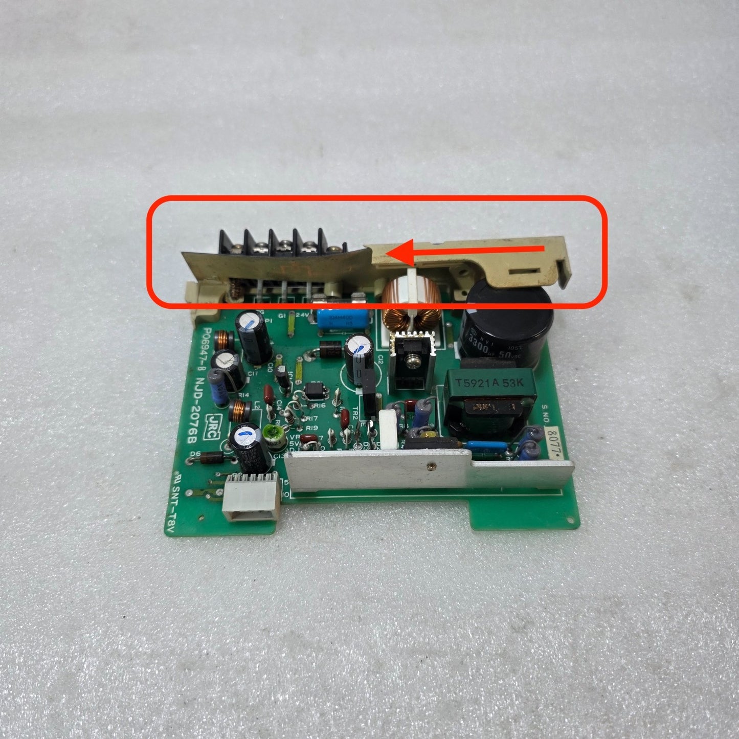 HITACHI NJD-2076B POWER SUPPLY PCB MODULE | 24V DC | P06947-B