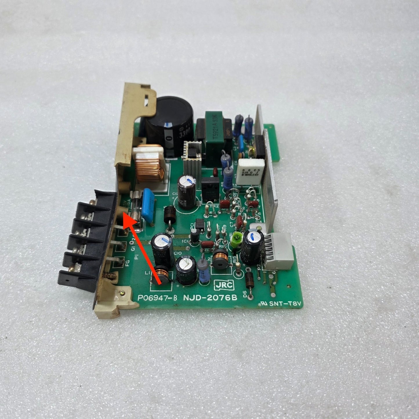 HITACHI NJD-2076B POWER SUPPLY PCB MODULE | 24V DC | P06947-B