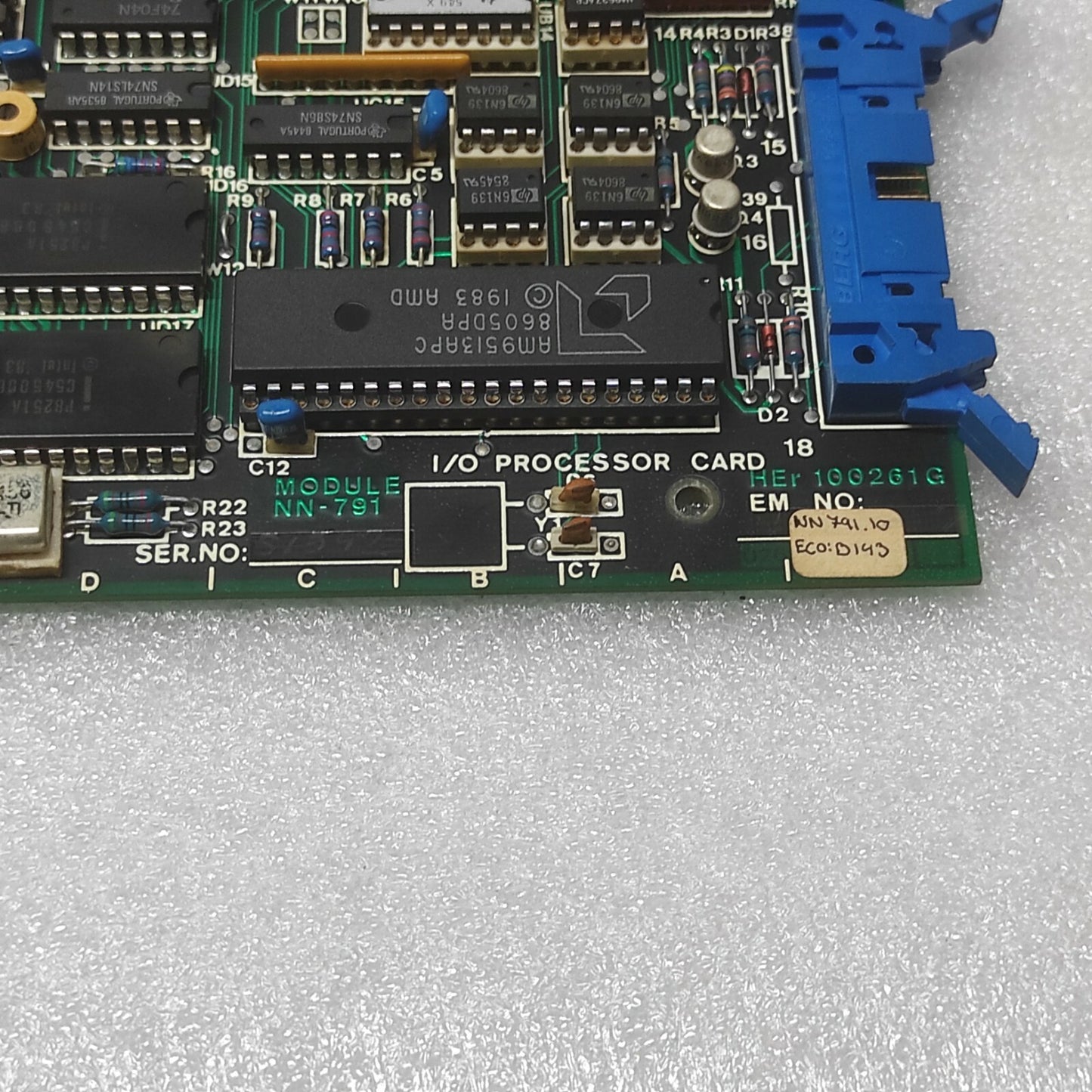 NOR CONTROL NN-791 I/O PROCESSOR CARD NN791.10 HER100261G