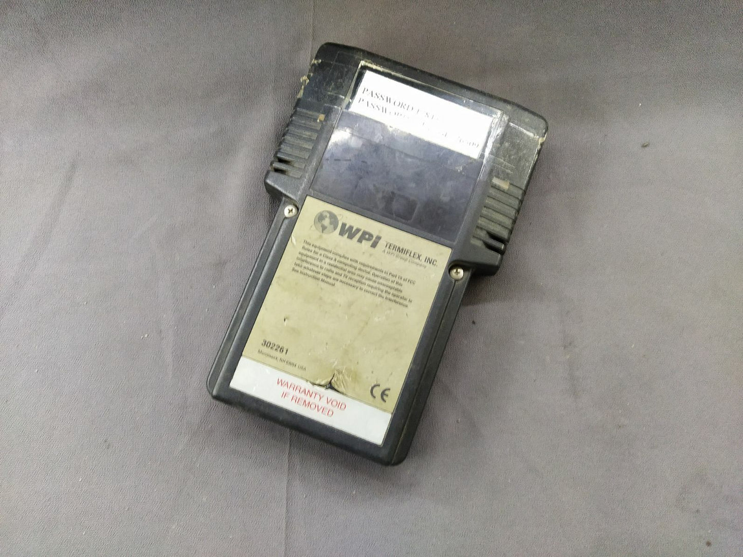 WPI Termiflex 302261 Handheld Programmer