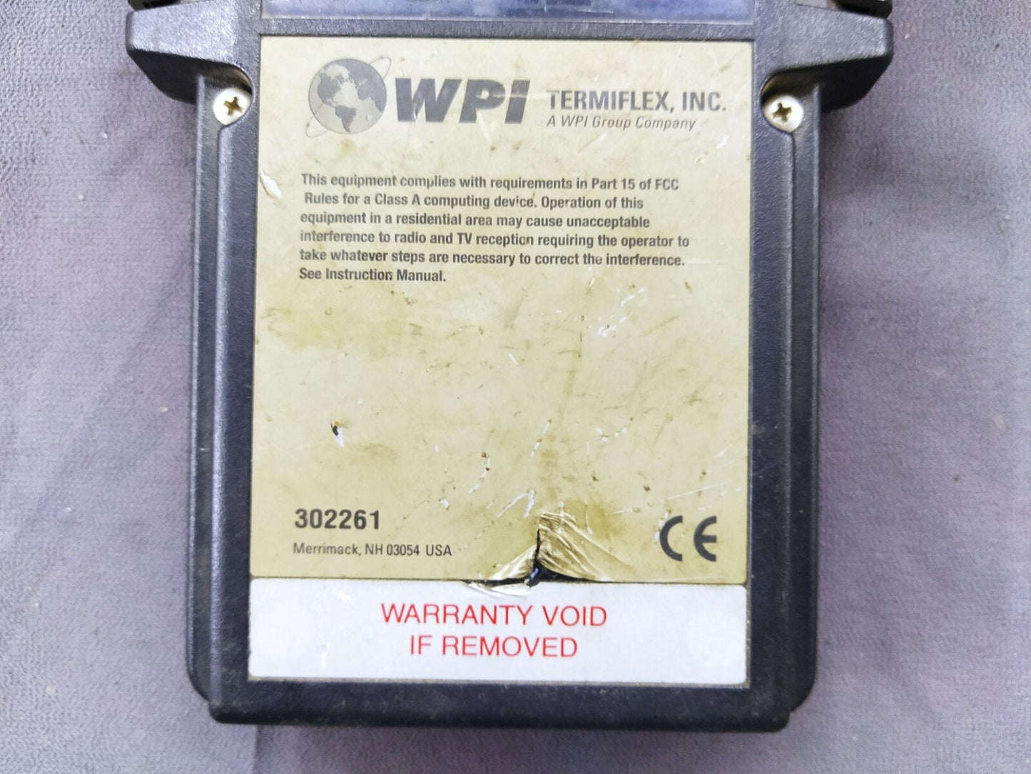 WPI Termiflex 302261 Handheld Programmer