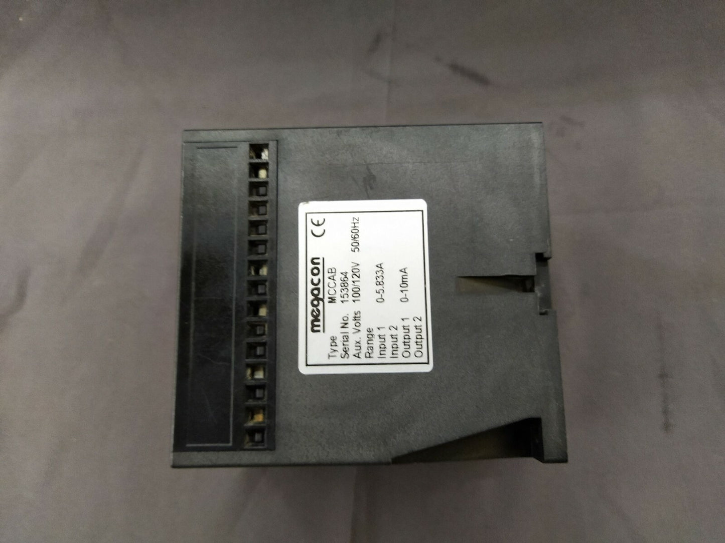 Megacon MCCAB Current Transducer 100/120V AC