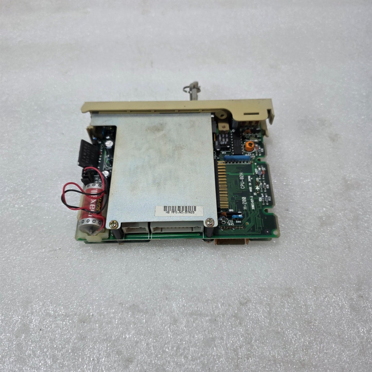 HITACHI H-SERIES H-200 PLC CPU MODULE CPU-02H | 33021457-3 | INDUSTRIAL CONTROL