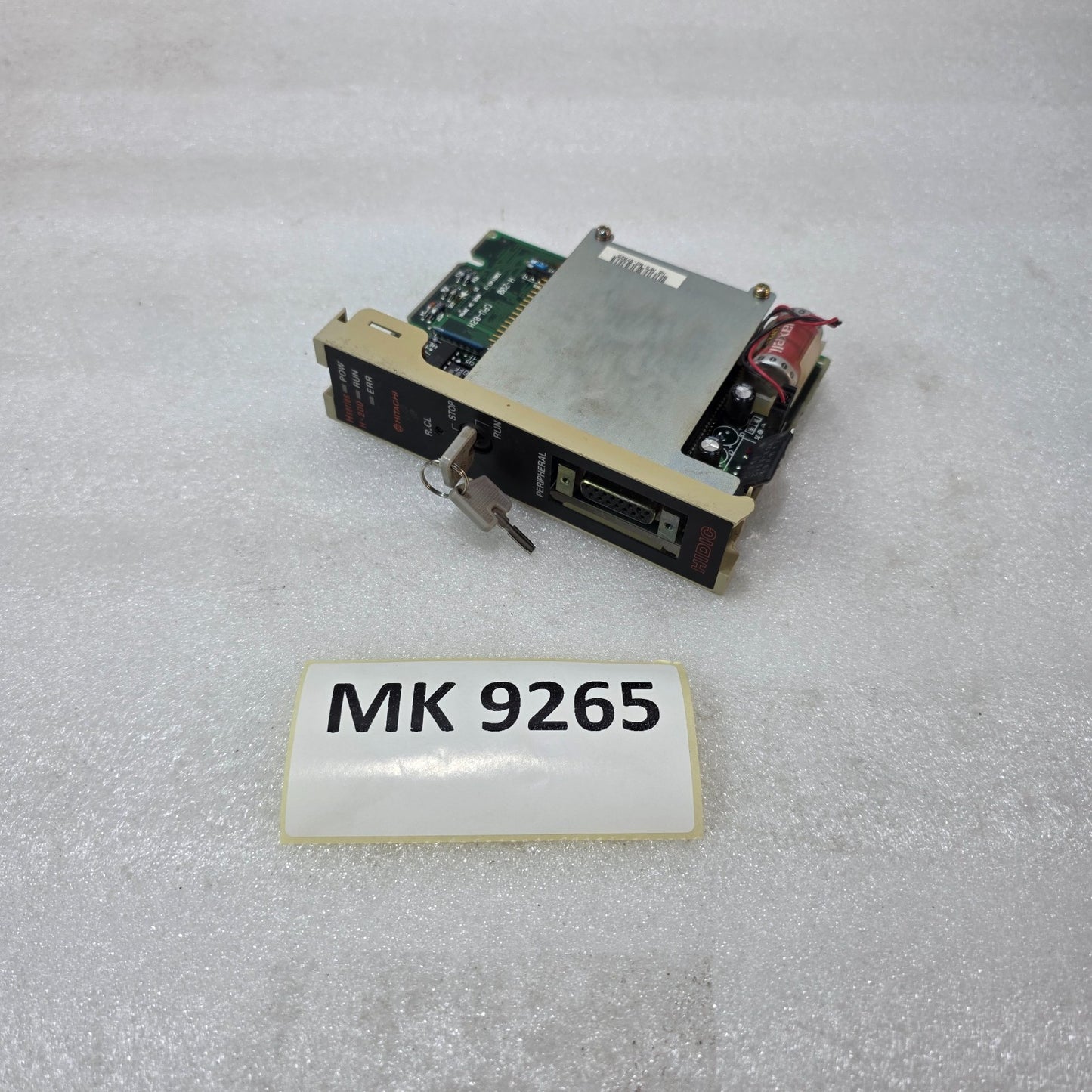 HITACHI H-SERIES H-200 PLC CPU MODULE CPU-02H | 33021457-3 | INDUSTRIAL CONTROL