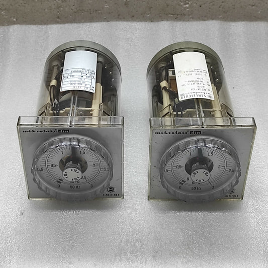 SCHLEICHER DZ 34-131 TIMER RELAY K632177/1-106 110-115V 1-30SEC
