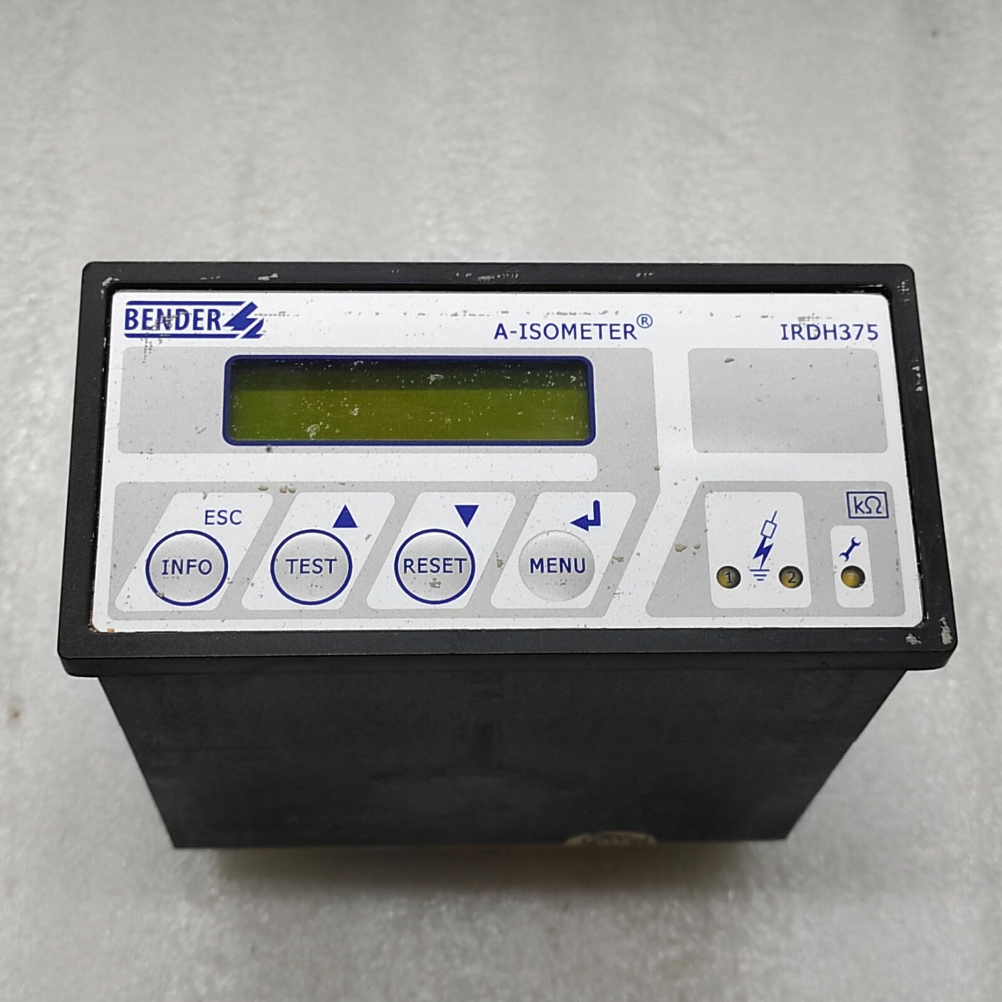 BENDER IRDH375 A-ISOMETER IRDH375B-435 INSULATION MONITORING DEVICE B91065004 88