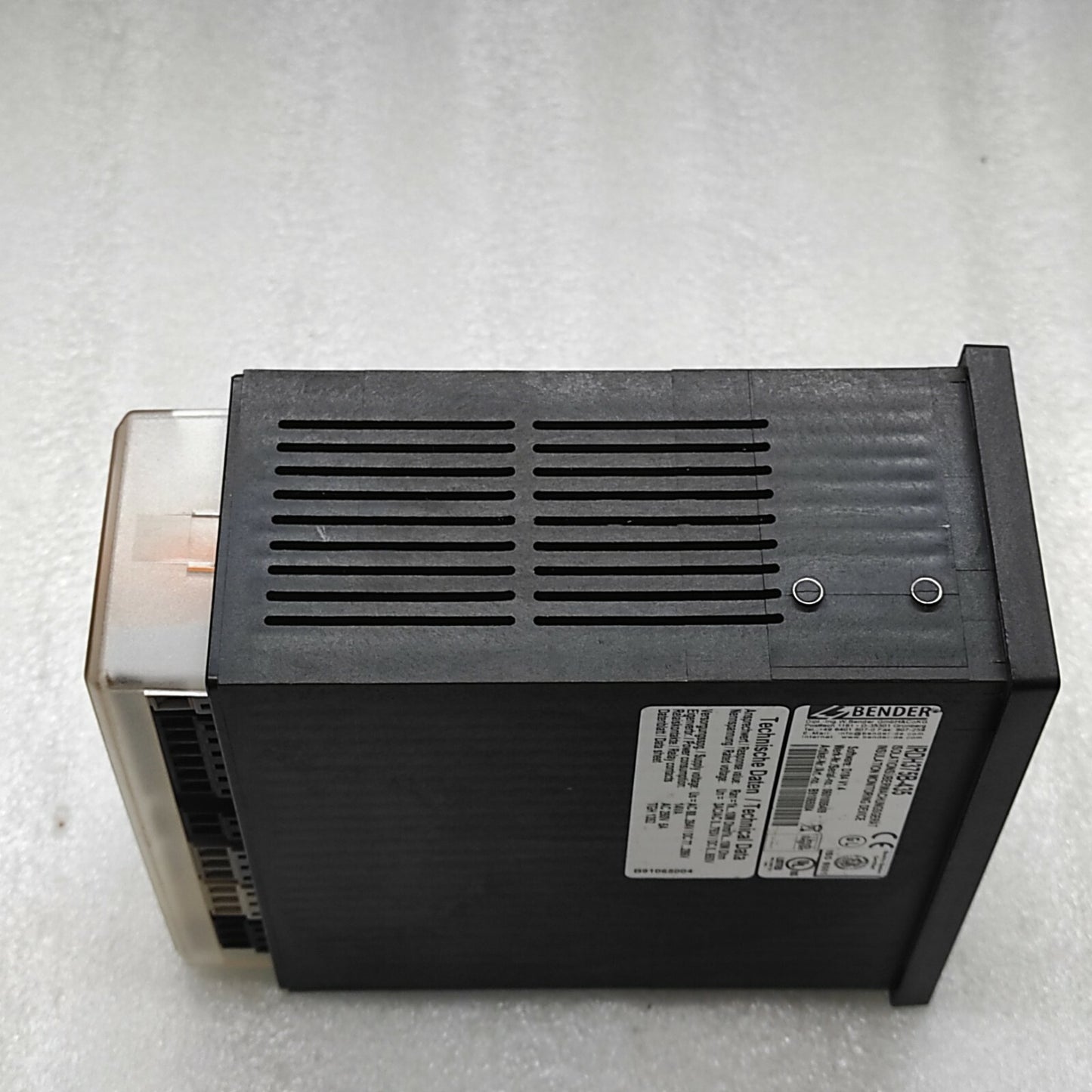BENDER IRDH375 A-ISOMETER IRDH375B-435 INSULATION MONITORING DEVICE B91065004 88