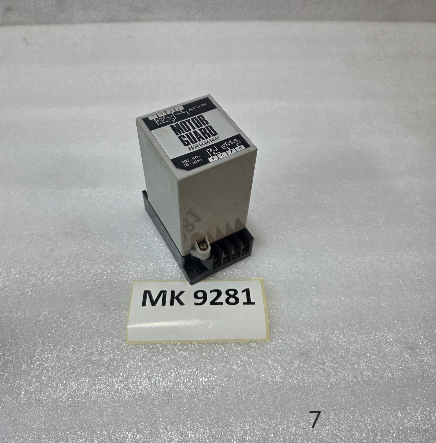 FUJI ELECTRIC ACT 1A-1N MOTOR GUARD RELAY | 100-110V AC | INDUSTRIAL MOTOR PROTE