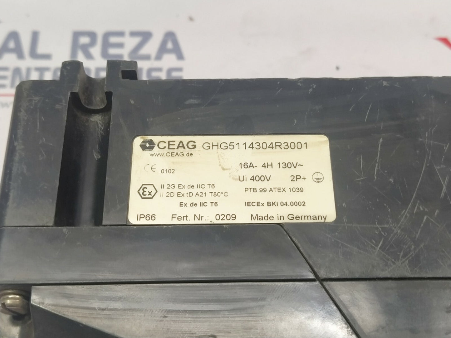 CEAG GHG5114304R3001 EX-PLUGS & SOCKETS ZONE 1 16 A ZONE 1 130V
